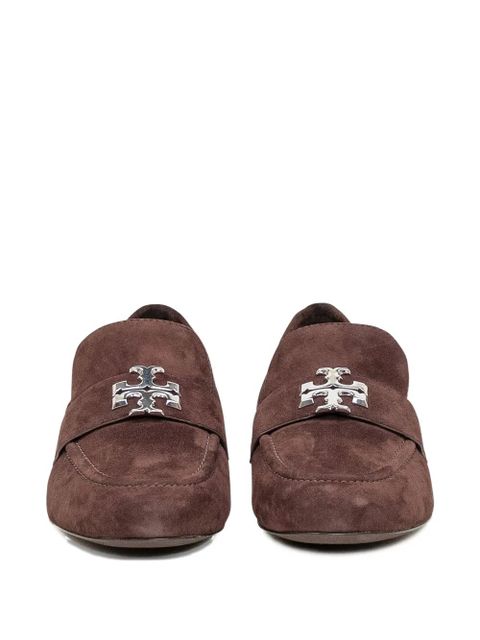Tory Burch Eleanor logo-plaque loafers - Brown