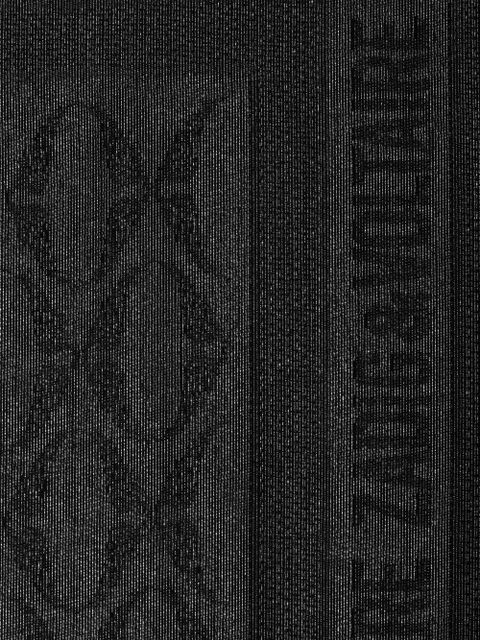 Zadig&Voltaire Glenn monogram scarf - Silver