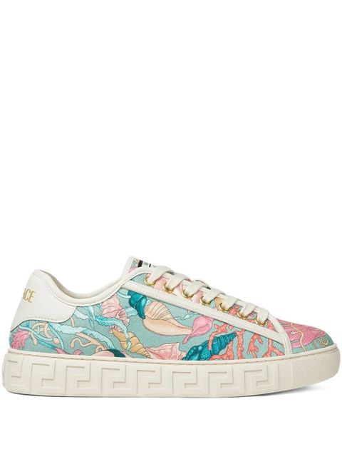 Versace Underwater Barocco Greca sneakers - Green - zdjęcie produktu nr 1