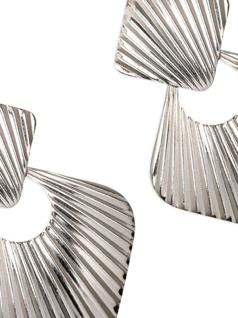 Jennifer Behr Demetra ridged earrings - Silver
