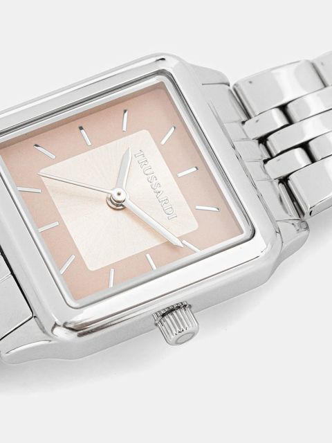 Trussardi zegarek T- FORMA damski kolor srebrny R2453173503 - zdjęcie produktu nr 2