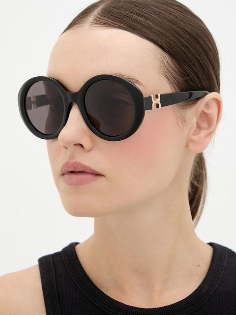 Chloé okulary przeciwsłoneczne damskie kolor czarny CH0332S - zdjęcie produktu nr 1