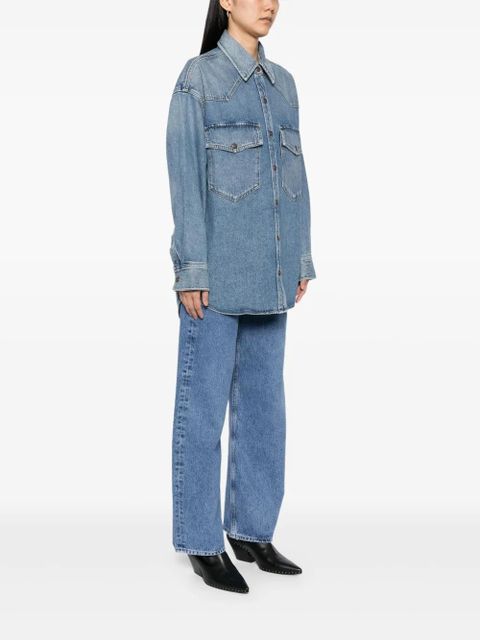 AGOLDE Lotta denim jacket - Blue