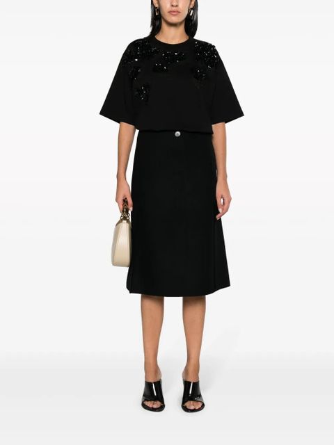 Lanvin A-line midi skirt - Black - zdjęcie produktu nr 2