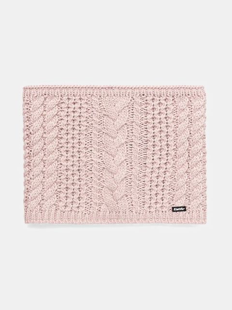 Eisbar komin z dodatkiem wełny Afra Loop kolor różowy gładki E80136 - zdjęcie produktu nr 1