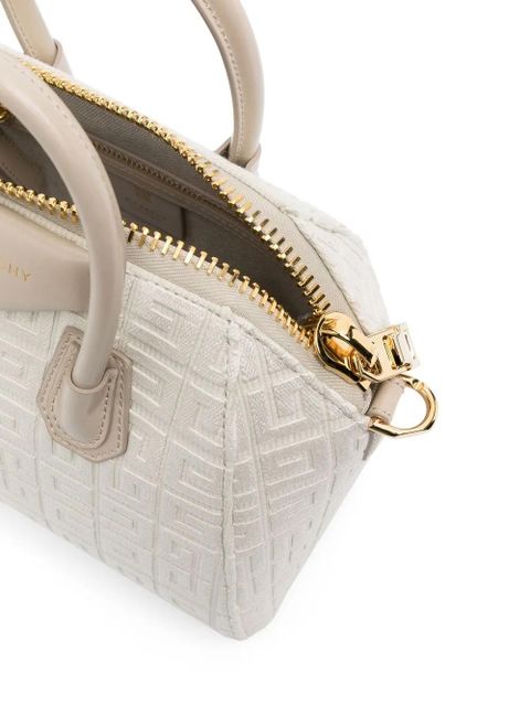 Givenchy mini Antigona 4G tote bag - Neutrals