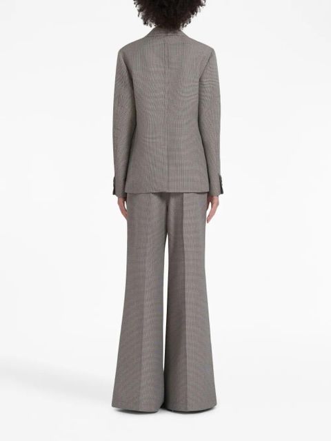 Marni houndstooth-pattern single-breasted blazer - Grey