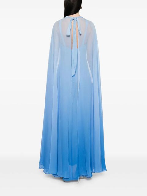 TOM FORD georgette maxi dress - Blue