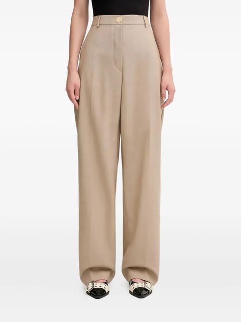 Sportmax buttoned trousers - Neutrals