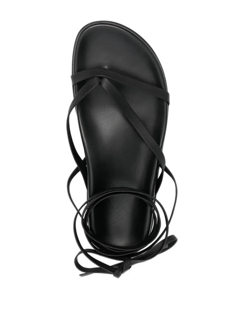 Ancient Greek Sandals Glykeria leather sandals - Black