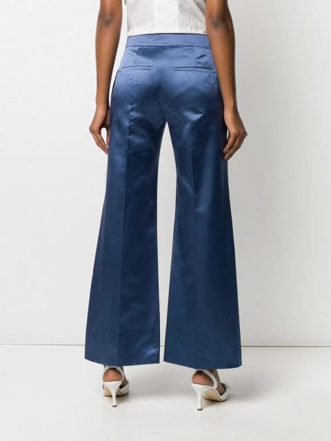 Valentino Garavani wide leg tailored trousers - Blue