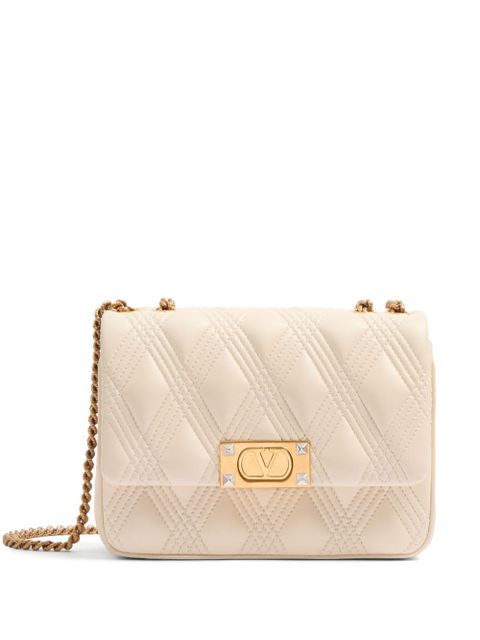 Valentino Garavani medium Quiltie 67 shoulder bag - Neutrals