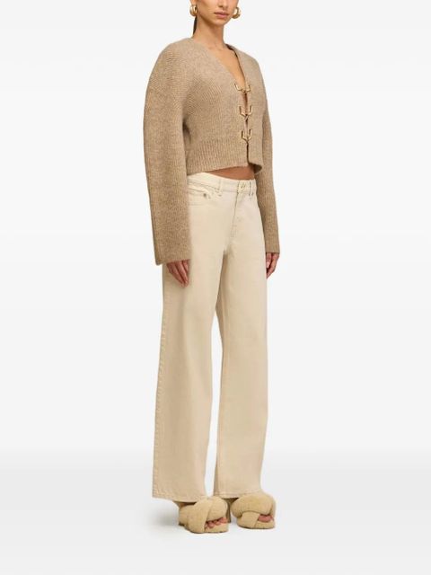 Cult Gaia Mayalu cropped cardigan - Neutrals - zdjęcie produktu nr 2