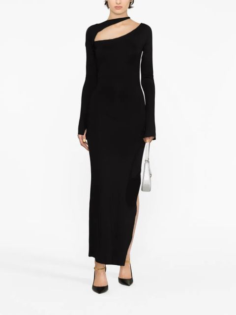 MANURÍ Sandy cut-out maxi dress - Black
