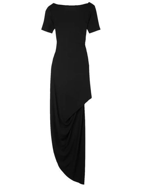 Jacquemus asymmetric draped dress - Black - zdjęcie produktu nr 2