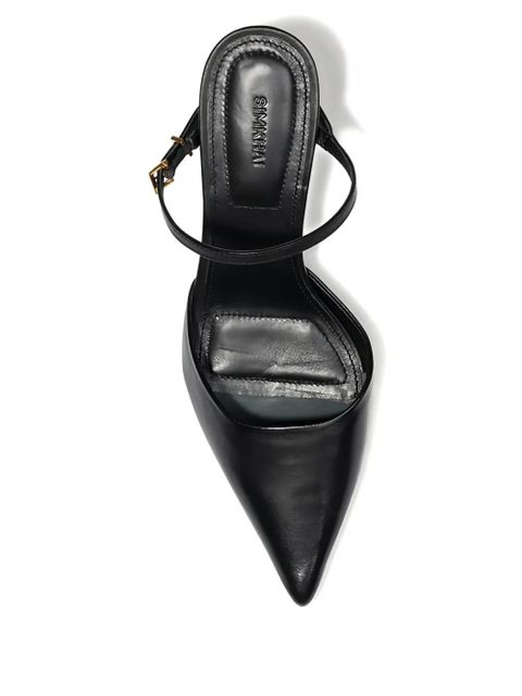 Simkhai 65mm Kieran pointed strap pumps - Black