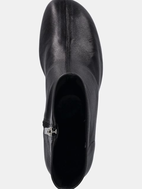 Answear.LAB botki skórzane kolor czarny na szpilce