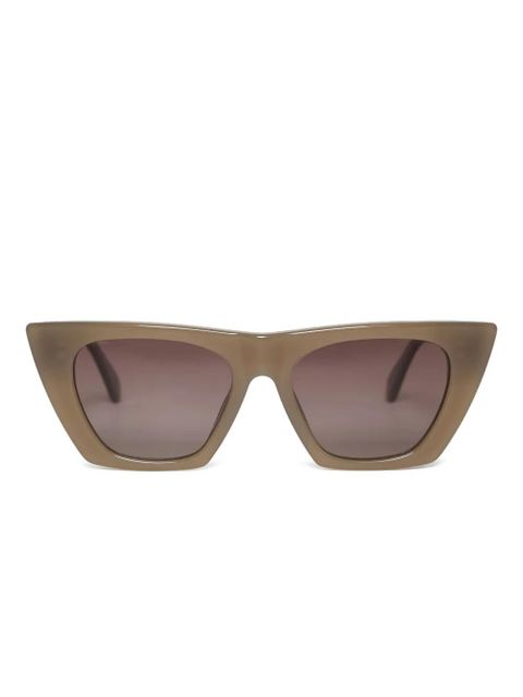 ANINE BING Paris cat-eye sunglasses - Green - zdjęcie produktu nr 1