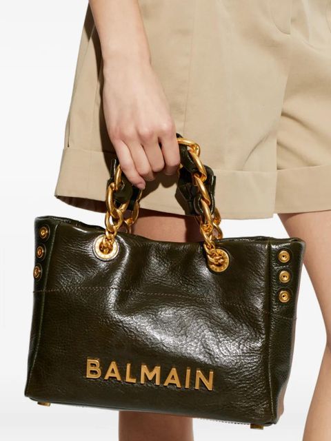 Balmain 1945 Soft chain-strap tote bag - Black - zdjęcie produktu nr 2