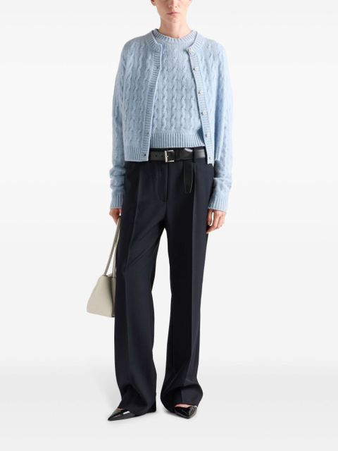 Prada gabardine trousers - Blue