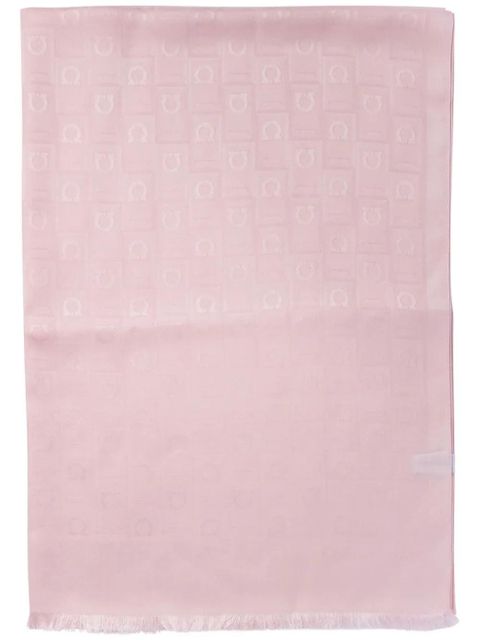 Ferragamo logo-jacquard scarf - Pink - zdjęcie produktu nr 1