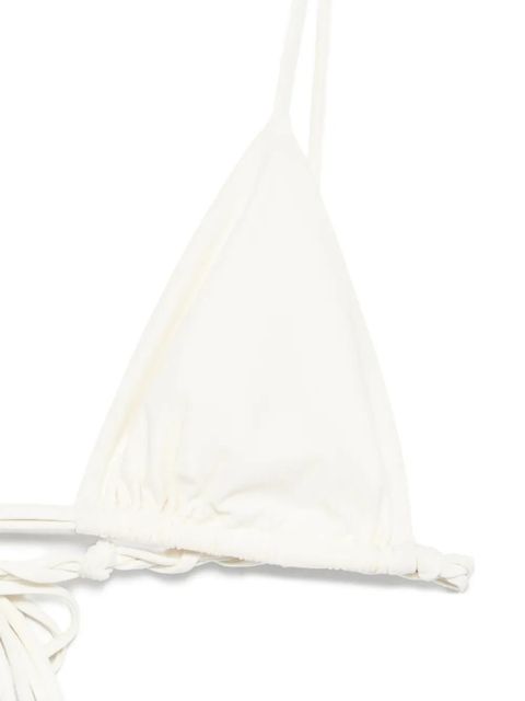 Jil Sander tangle triangle bikini - White