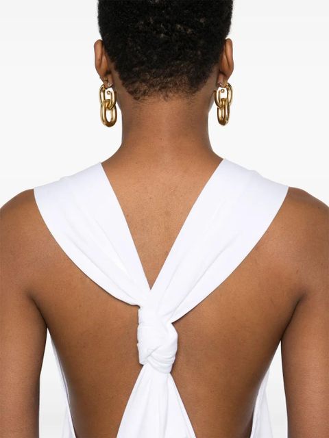 LouLou de Saison Rayna midi dress - White