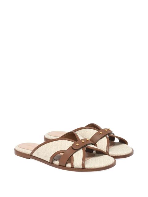 Gianvito Rossi Paros studded flat sandals - Neutrals - zdjęcie produktu nr 2