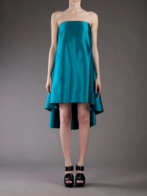 Jil Sander Cape detail dress - Blue - zdjęcie produktu nr 2