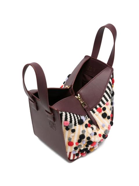 LOEWE Hammock appliqué tote bag - Brown