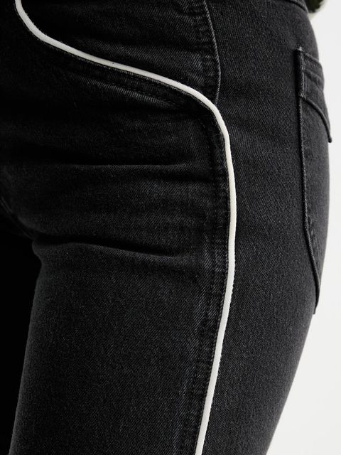 Levi's jeansy WEDGIE BOOT PIPING damskie high waist 003QB