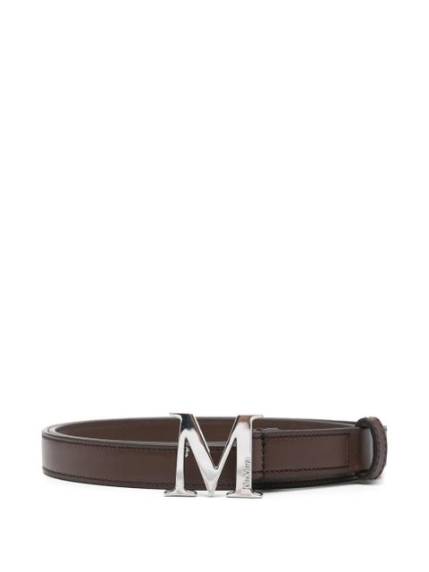Max Mara 'M' buckle belt - Brown - zdjęcie produktu nr 1