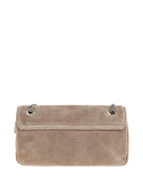 Vivienne Westwood Chain suede shoulder bag - Neutrals