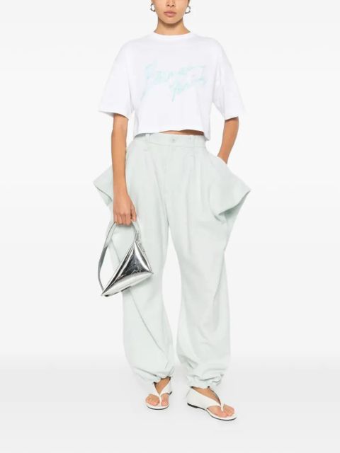 Balmain cropped-lenght T-shirt - White - zdjęcie produktu nr 2