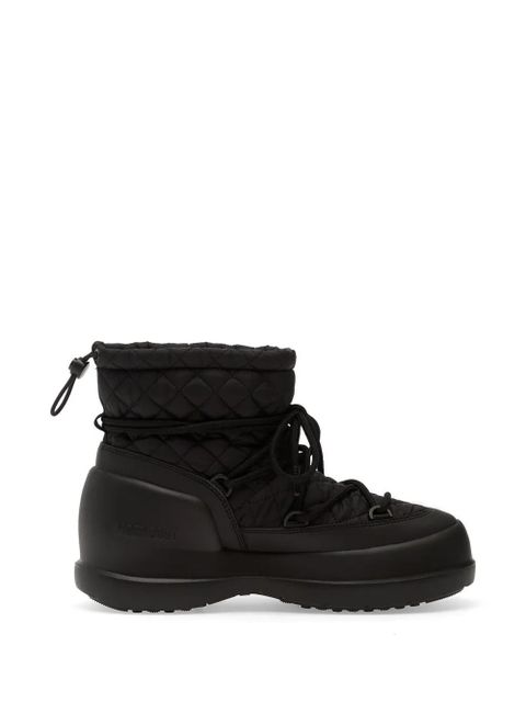 Moon Boot Mezzaluna quilted lace-up boots - Black - zdjęcie produktu nr 1