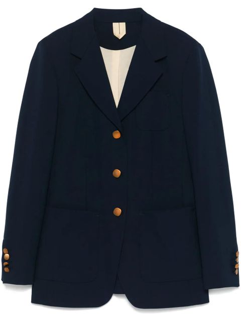 Max Mara single-breasted blazer - Blue - zdjęcie produktu nr 1
