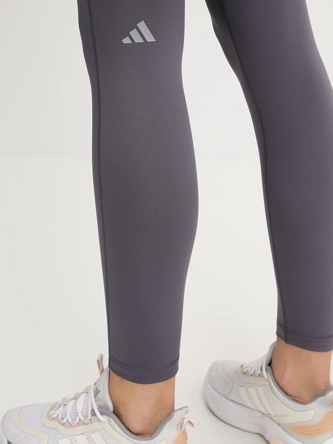 adidas Performance legginsy treningowe damskie kolor szary gładkie KT3285