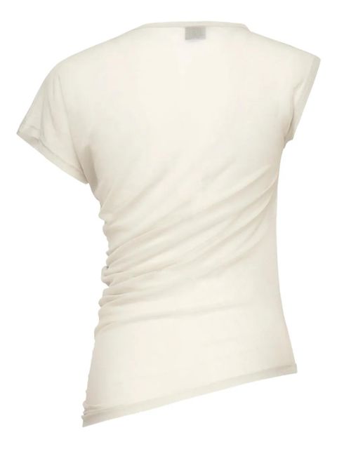 PINKO asymmetric-sleeve draped top - Neutrals - zdjęcie produktu nr 2