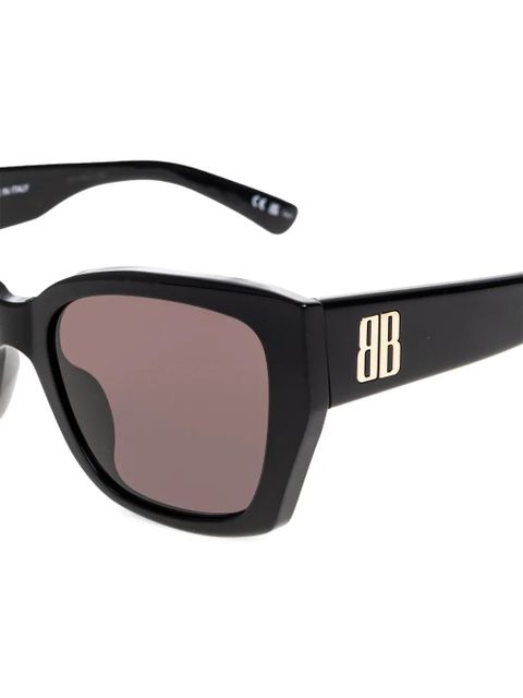 Balenciaga Eyewear logo square-frame sunglasses - Black
