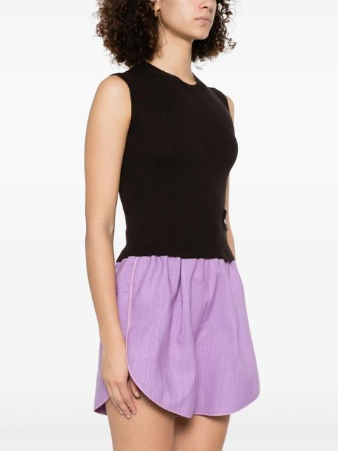 Jil Sander cropped top - Brown