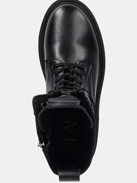 Answear.LAB workery skórzane kolor czarny na platformie