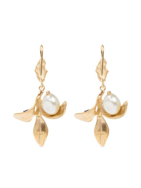 Marni Flower Delirium earrings - Gold - zdjęcie produktu nr 2