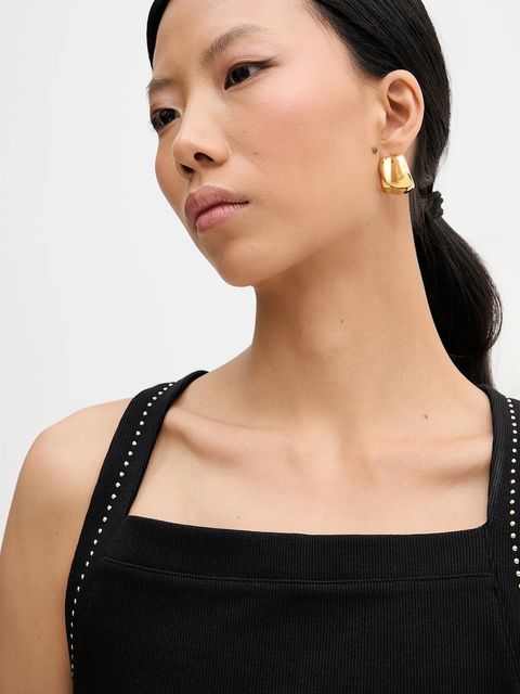 Karl Lagerfeld top kolor czarny B1W17022