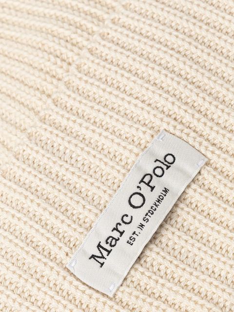 Marc O'Polo czapka kolor beżowy 600605901141 - zdjęcie produktu nr 2