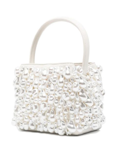Cult Gaia Solene pearl-embellished top handle bag - White - zdjęcie produktu nr 2