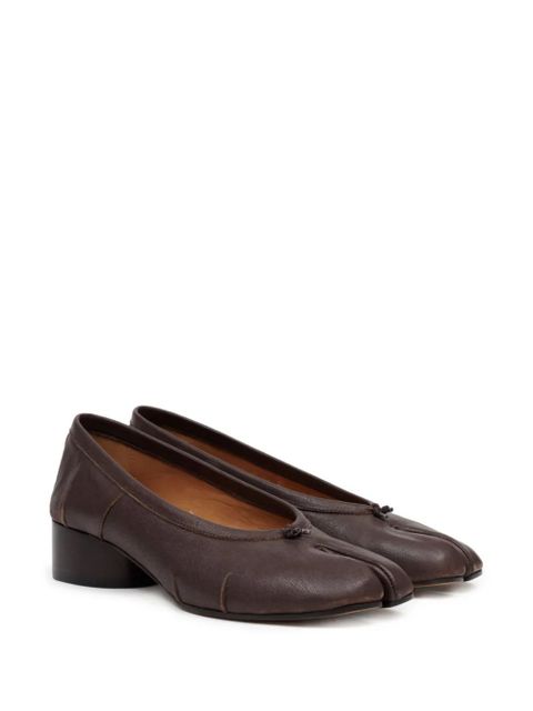 Maison Margiela 30mm Tabi pumps - Brown