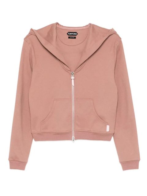 TOM FORD cotton zip hoodie - Pink - zdjęcie produktu nr 1