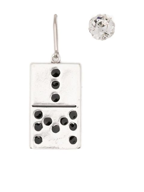 ISABEL MARANT domino embellished earrings - Silver