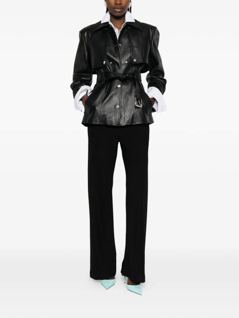 WARDROBE.NYC elasticated palazzo pants - Black - zdjęcie produktu nr 2