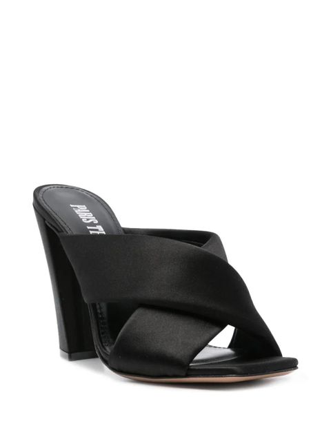 Paris Texas 110mm satin sandals - Black - zdjęcie produktu nr 2